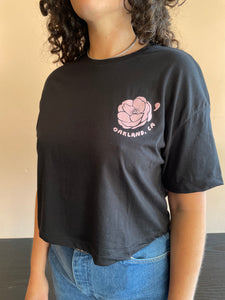 ROSES' LOGO Crop Top T-Shirt